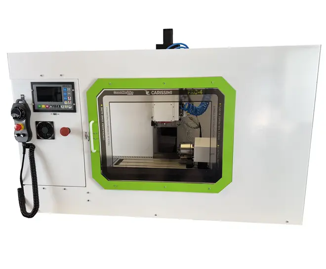 Fresadora CNC FRC4.3 servo no spindle encoders XYZ e 4 eixo