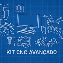 Kit Educacional CNC Avançado – Torno TRC3 & Fresadora FRC-3.1