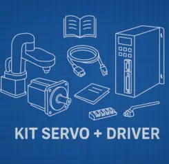 Kit Educacional Servo + Driver – Controle PID & EtherCAT