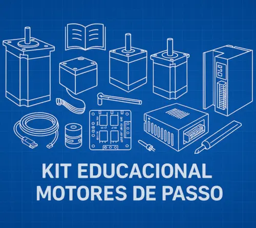 Kit Educacional Motores de Passo – NEMA 23 & Drivers
