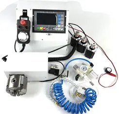 Kit Retrofit Fresadora – DDCS V3.1 + Motores XYZA (Open-Loop) + 4º Eixo + MQL + Probe
