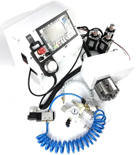 Kit Retrofit Fresadora – DDCS V3.1 + Motores XYZ (Closed-Loop) + 4º Eixo + MQL + Probe