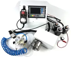 Kit Retrofit Fresadora – DDCS V3.1 + Motores XYZ (Closed-Loop) + 4º Eixo + MQL + Probe