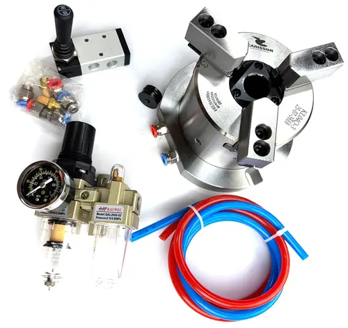 Placa Pneumática Vertical Passante Carissimi 115 mm, Alta Precisão e Fixação Segura