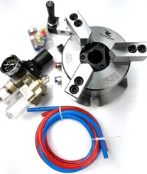 Placa Pneumática Vertical Passante Carissimi 115 mm, Alta Precisão e Fixação Segura