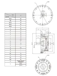 Harmonic Drive Tipo 17-100-U-IV Redutor Harmônico de Alta Precisão Carissimi