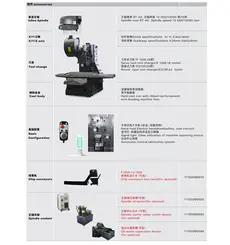 Centro de Usinagem Vertical BT40 TopTech F210P